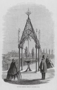 Teulon Fontein, Battersea Park, Londen, Engeland door English School