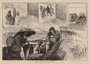 Theemsvissen, De laatste van het seizoen (gravure)
