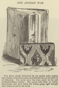 De Afghaanse Oorlog (gravure) door English School