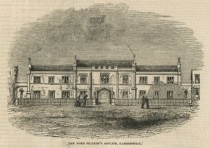 Het Aged Pilgrims Asylum in Camberwell door English School