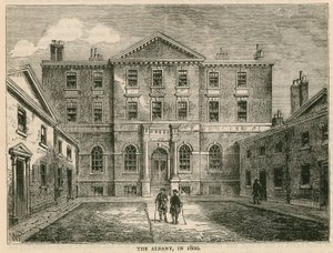 The Albany, Londen, in 1800 door English School