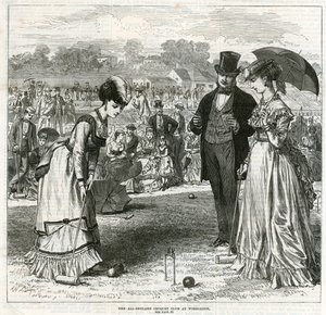 De All-England Croquet Club in Wimbledon