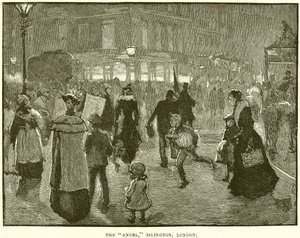 The Angel, Islington, Londen door English School