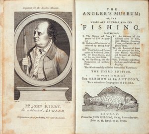 Het Vissersmuseum; of, de hele kunst van dobber- en vliegvissen, door John Kirby, gepubliceerd ca.1784