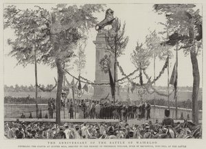 De Verjaardag van de Slag bij Waterloo door English School