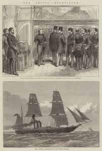De Arctische Expeditie (gravure) door English School
