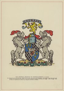 De Wapenschilden van Cumming-Gordon van Altyre door English School