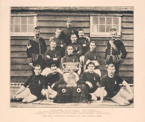 De Army Association Football Cup - Winnende team, uit The Illustrated Sporting and Dramatic News, 18 mei 1889