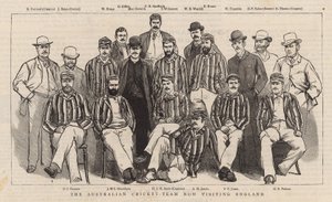 Het Australische cricketteam dat nu Engeland bezoekt door English School