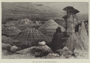 De "Bad Lands" van de Kleine Missouri
