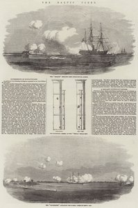 De Baltische Vloot (gravure) door English School