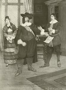 De barbier van Sevilla, Acte I scène xi (gravure) door English School