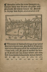 De Slag bij Flodden door English School