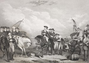 De Slag bij Trenton, 26 december 1776, uit 