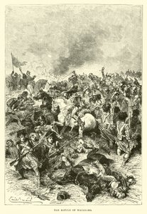 De Slag bij Waterloo door English School
