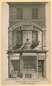De Bijbel, Kroon en Grondwet, Cornhill, Londen door English School