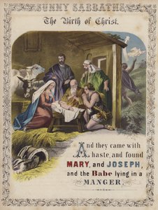 De geboorte van Christus door English School