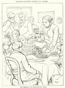 De verjaardag in Thanksgiving Villa door English School