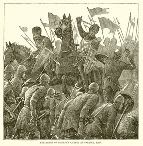 De aanval van de bisschop van Durham bij Falkirk, 1298