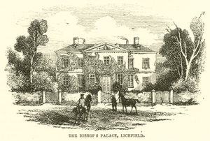 Het bisschoppelijk paleis, Lichfield