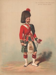 The Black Watch, Royal Highlanders, Officier, Review Order door English School