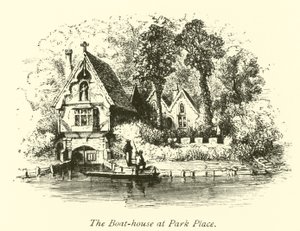 Het Boothuis bij Park Place door English School