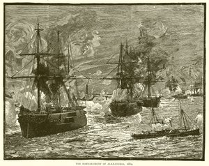 Het bombardement van Alexandrië, 1882 door English School