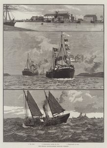 De diepzeevisserij van Boston (Lincolnshire) (gravure)