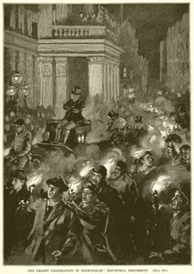 De Bright Viering in Birmingham: Triomfantelijke Processie