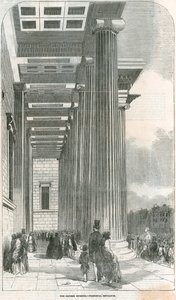 Het British Museum Hoofdingang