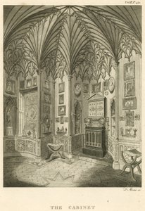 De Kabinet in Strawberry Hill, Twickenham, Londen door English School