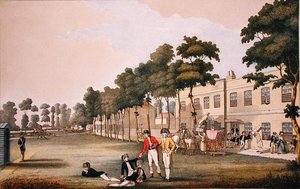 De cadettenkazerne in het arsenaal, Londen