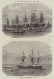 De Calcutta-uitvaart van Lord Mayo