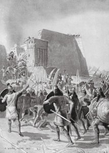 De verovering van Memphis door de Assyriërs