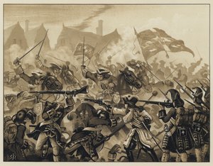 De karabiniers bij Ramilies, 23 mei 1706