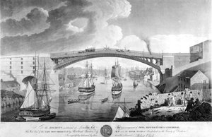 De gietijzeren brug, 1796-1798