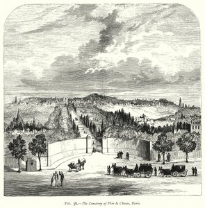 De Begraafplaats van Père Lachaise, Parijs door English School