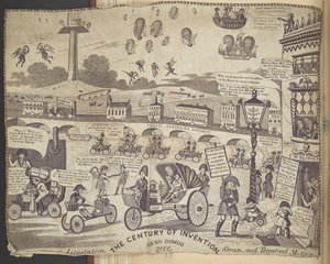 De eeuw van uitvindingen. Anno Domini 2000. Of de mars van luchtvaart, stoom en perpetuum mobile