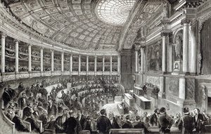 De Kamer van Afgevaardigden, Parijs, uit 