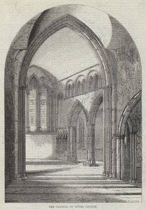Het koor van Hythe Church door English School