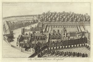 Het Charterhouse Hospital, Londen door English School