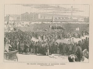 De Chartist demonstratie op Kennington Common door English School