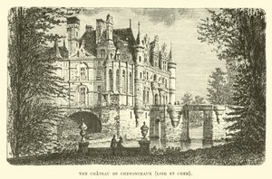 Het kasteel van Chenonceaux, Loir et Cher door English School