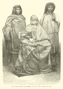 De hoofdvrouw van Mohilla, een van de Comoren door English School