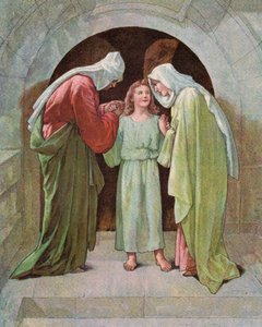 Het kind Jezus in de tempel door English School