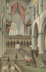 Het koor, Glasgow Cathedral door English School