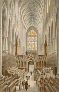 Het koor, Westminster Abbey door English School