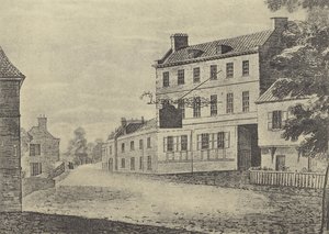 De Christopher Inn in Eaton in Buckinghamshire (gravure) door English School