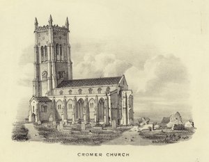 De kerk van St. Peter en St. Paul in Cromer door English School