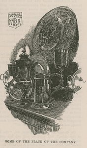 De stadsgilden: De Fishmongers Company: Enkele van de borden van de company door English School